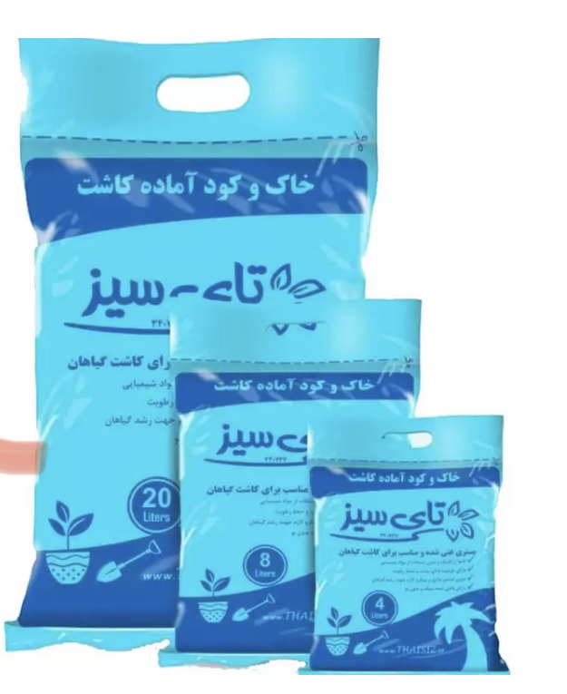 خاک و کود آماده به کاشت تای سیز ۸ لیتری